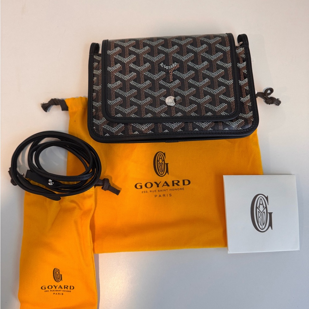 Brand New with Tags (NWT) Goyard Goyardine Plumet Cross-Body Bag, Purse, Clutch
